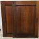 Pair of vintage oak sliding doors