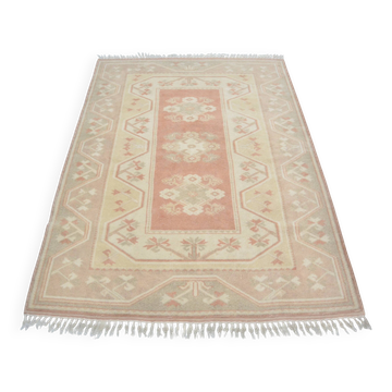 Turkish Oushak handmade rug sku 3598