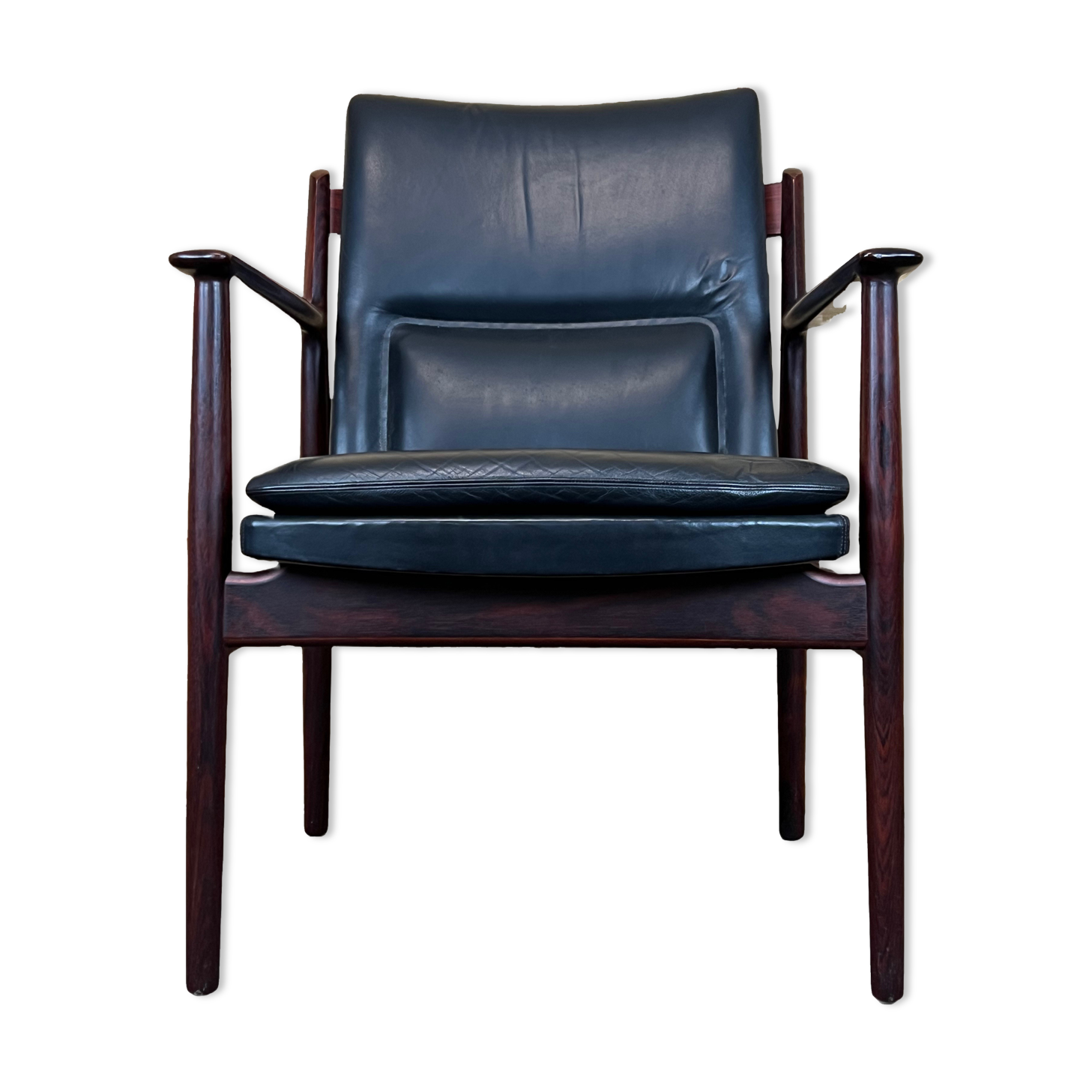 60s 70s dining chair arm chair Arne Vodder for Sibast Furniture Danish design Denmark 60s