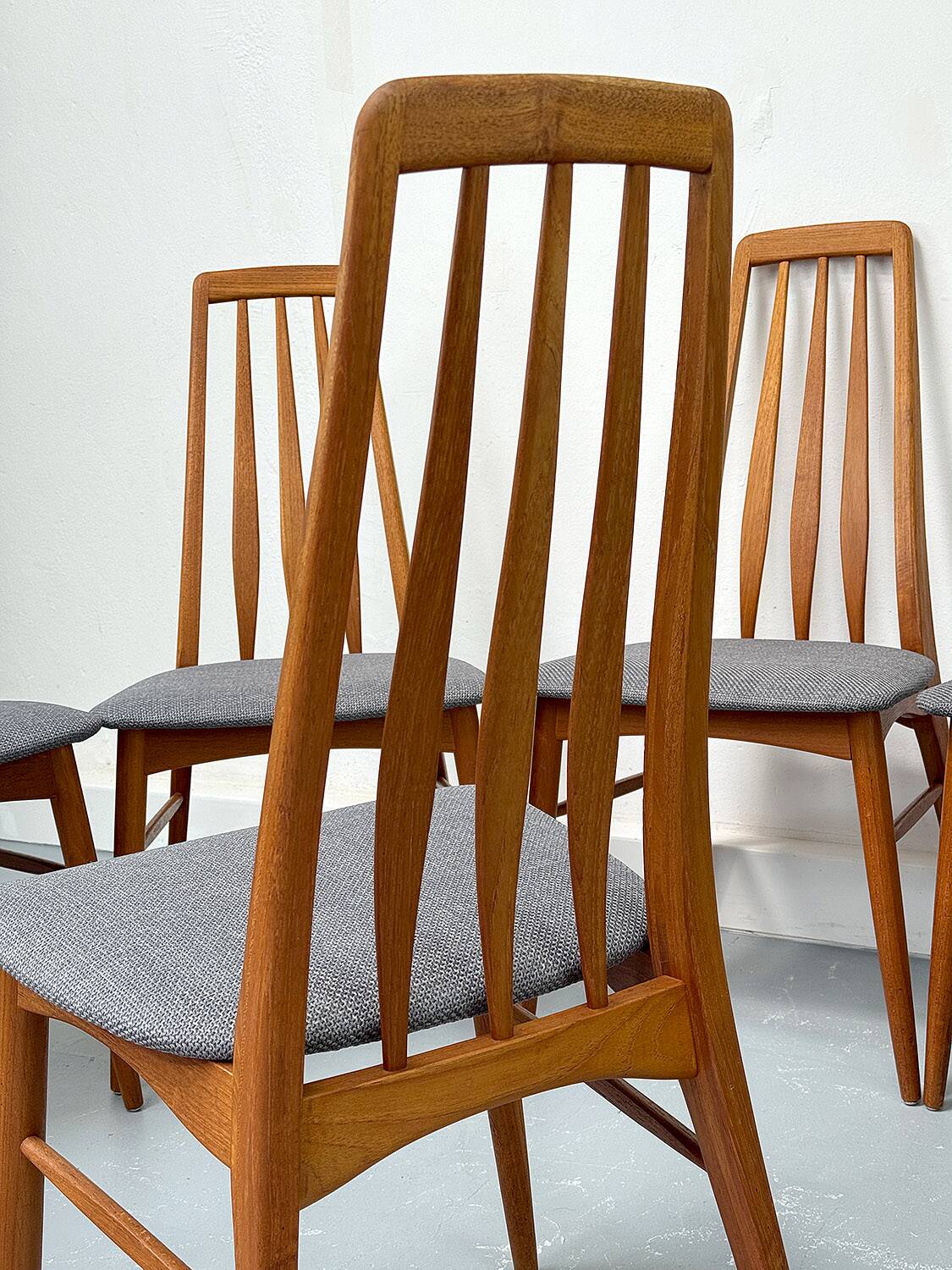 Chaises Eva de Niels Koefoed pour Hornslet Møbelfabrik, 1960