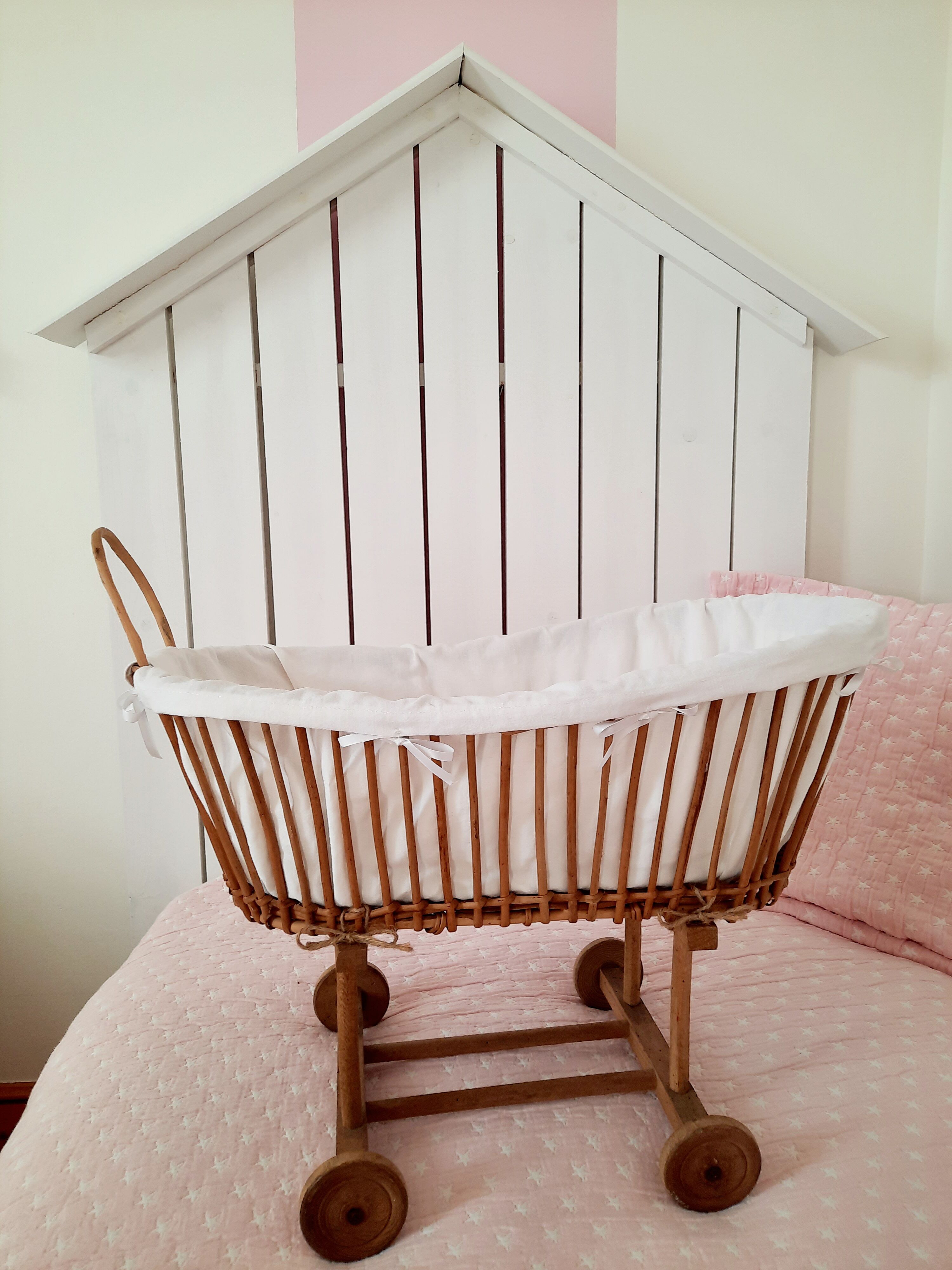 Antique doll cradle