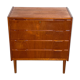 Danish Teak Chest of Drawers by Erling Torvits 1960s