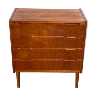 Danish Teak Chest of Drawers by Erling Torvits 1960s