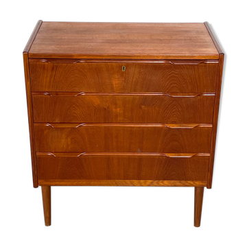 Danish Teak Chest of Drawers by Erling Torvits 1960s