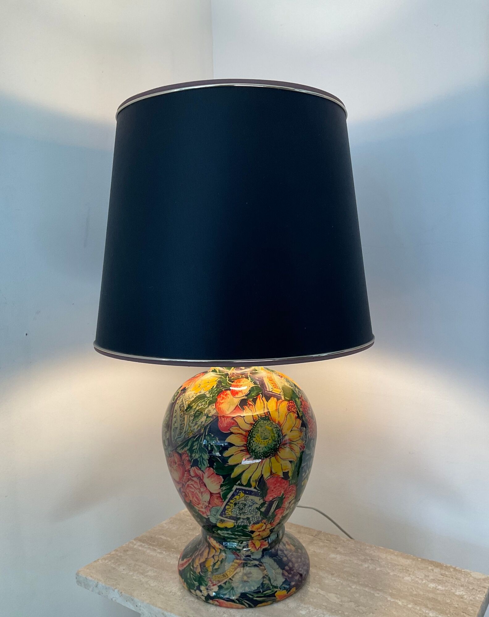 Vintage ceramic lamp from the 70s