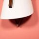 Vintage wall lamp from the 60s, teak and mid-century metal.