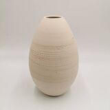 White egg vase