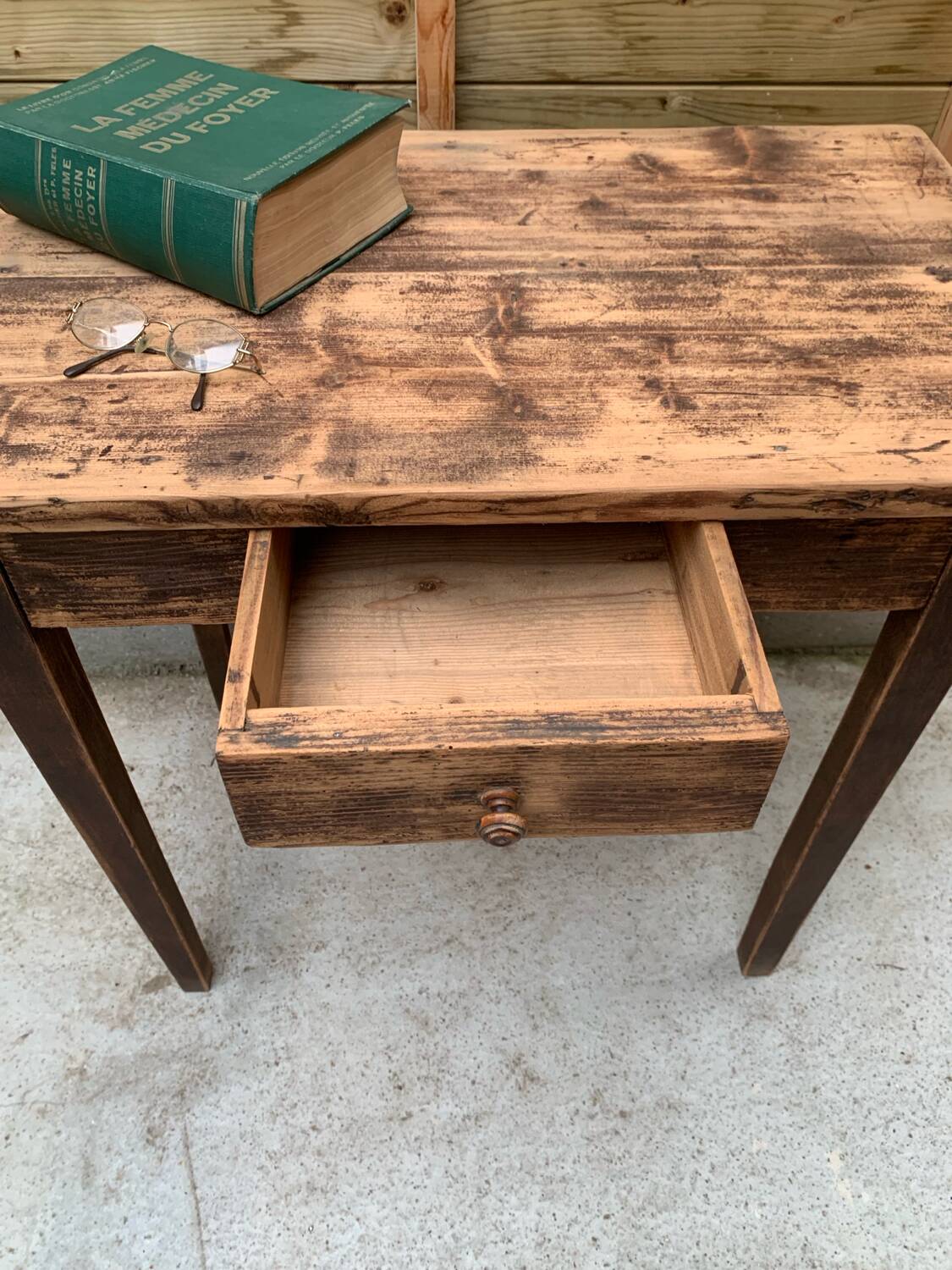 Table de ferme bureau