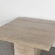 1970s Midcentury Italian Marble Minimalist Geometric Table