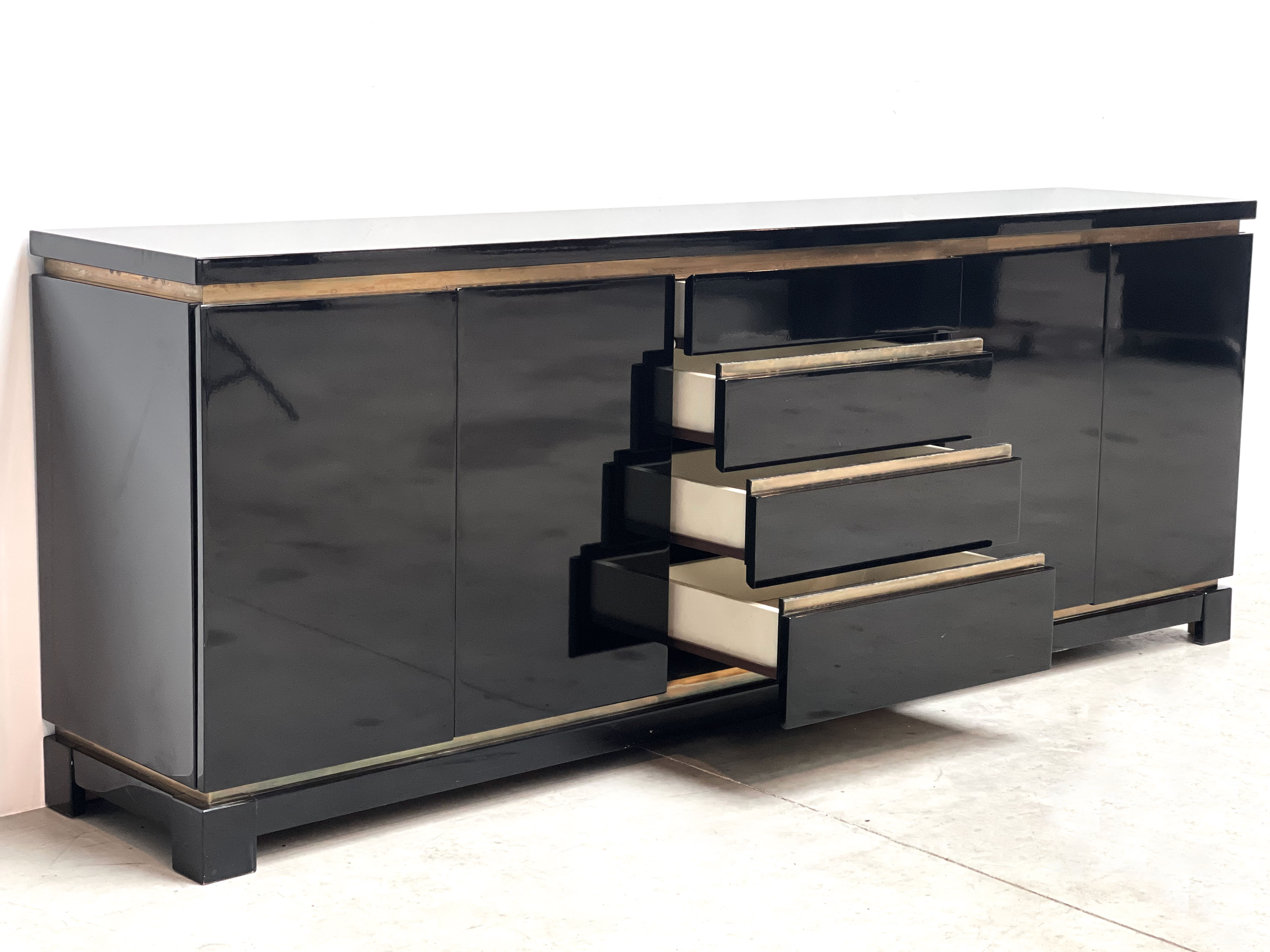 Lacquered credenza, 1970s