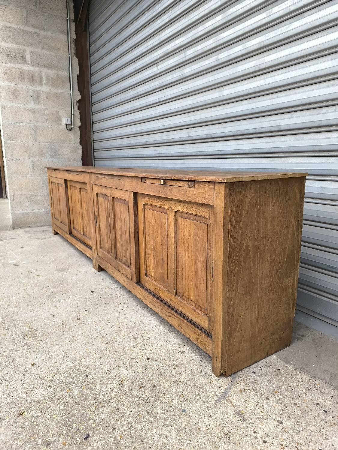 Enfilade meuble de métier circa 1950