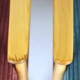 Restored Mid-Century Pink & Turquoise Beech Armchairs, 1960s, Set of 2