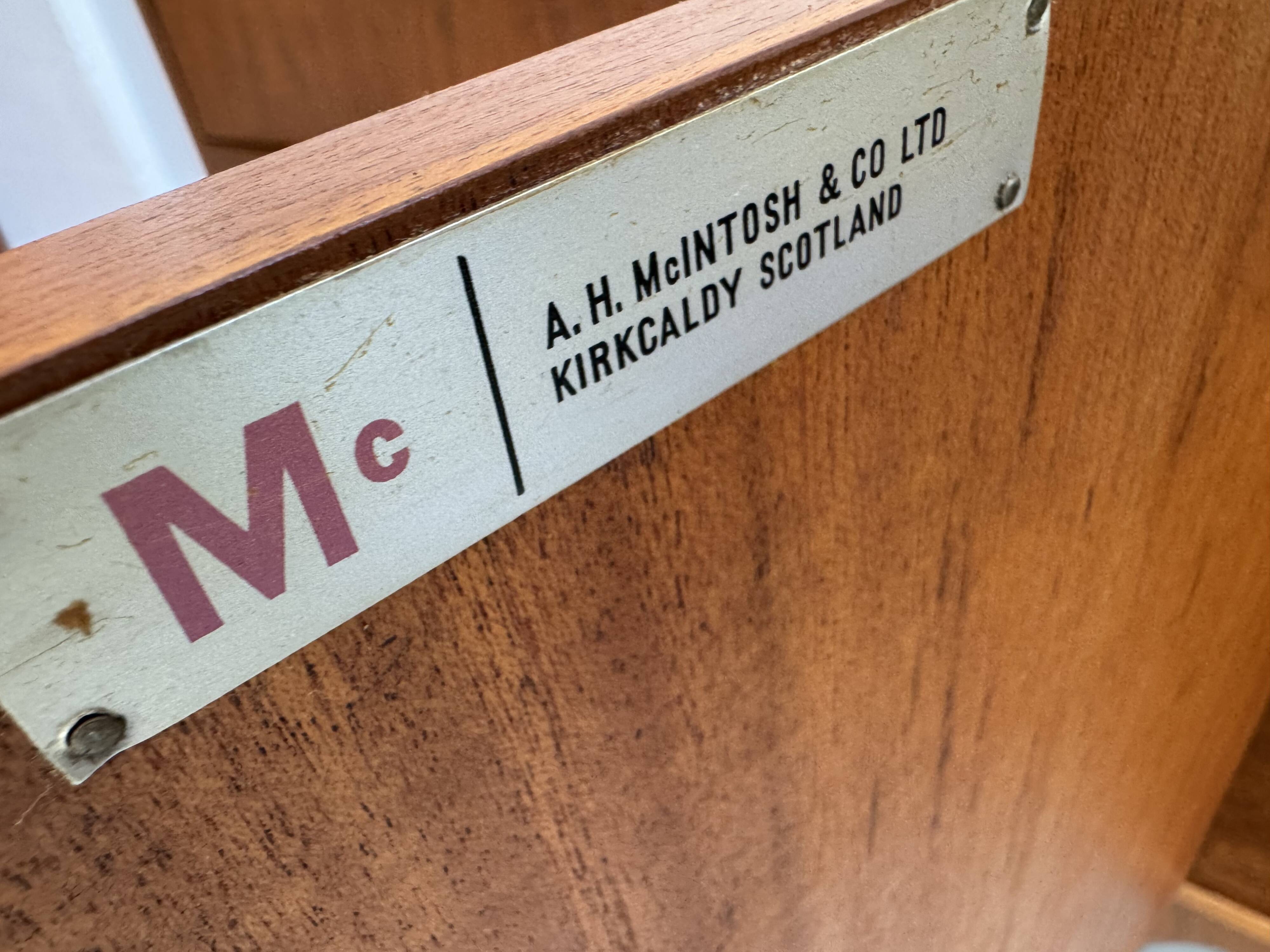 Vintage sideboard by McIntosh design by T. Robertson model "Torpedo".