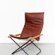 Takeshi Nii folding chair and ottoman "NychairX", 1970