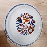 Flowery round dish