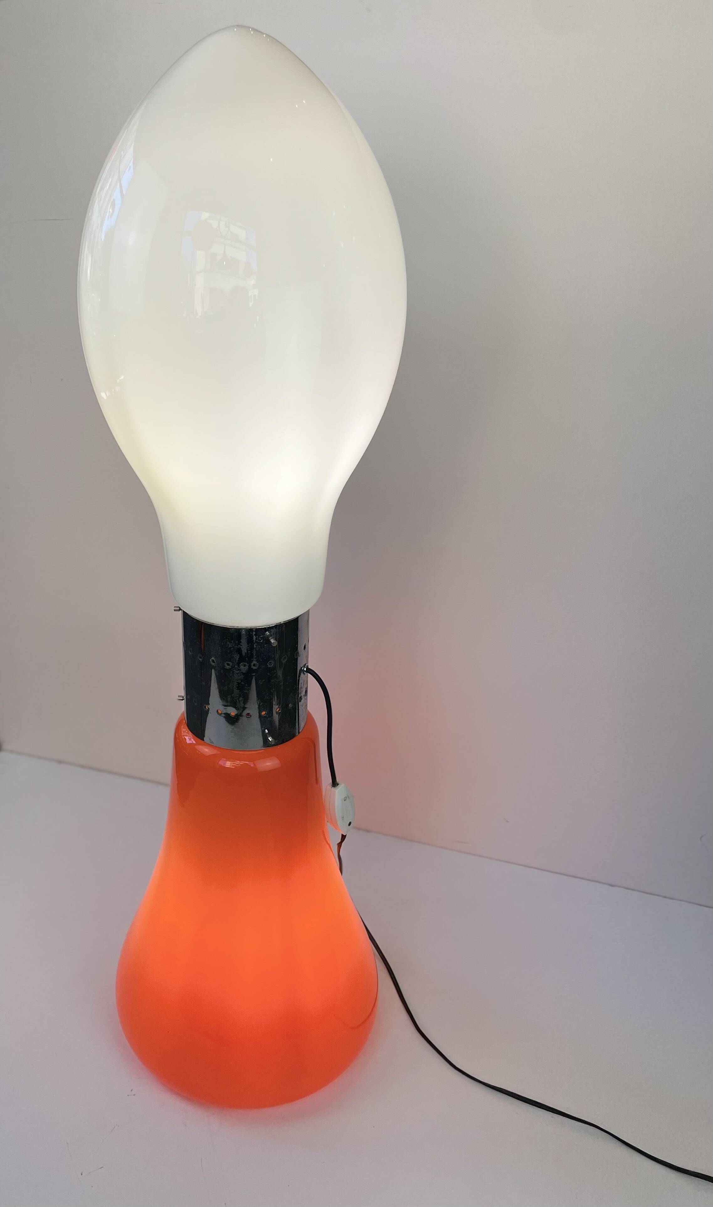 Birillo, Floor Lamp by Carlo Nason for Mazzega, 1970s