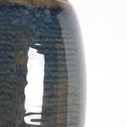 Søholm "1040" table lamp with jute lampshade / ceramic / mid-century / Danish modern design / 1960s / 1970s / Cloos & Co.