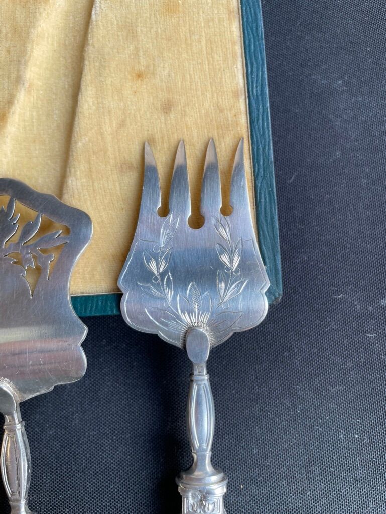 Complete box of cutlery Minerve 1st title Art Nouveau