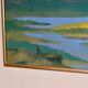 Original Swedish Mid Century Oil on Canvas "Katrineholm"- Vintage & Framed
