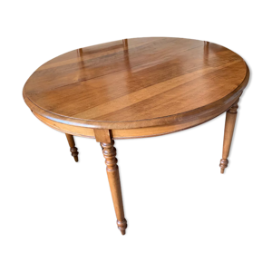 table ronde en noyer