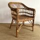 Children's rattan armchair from the 60s and 70s