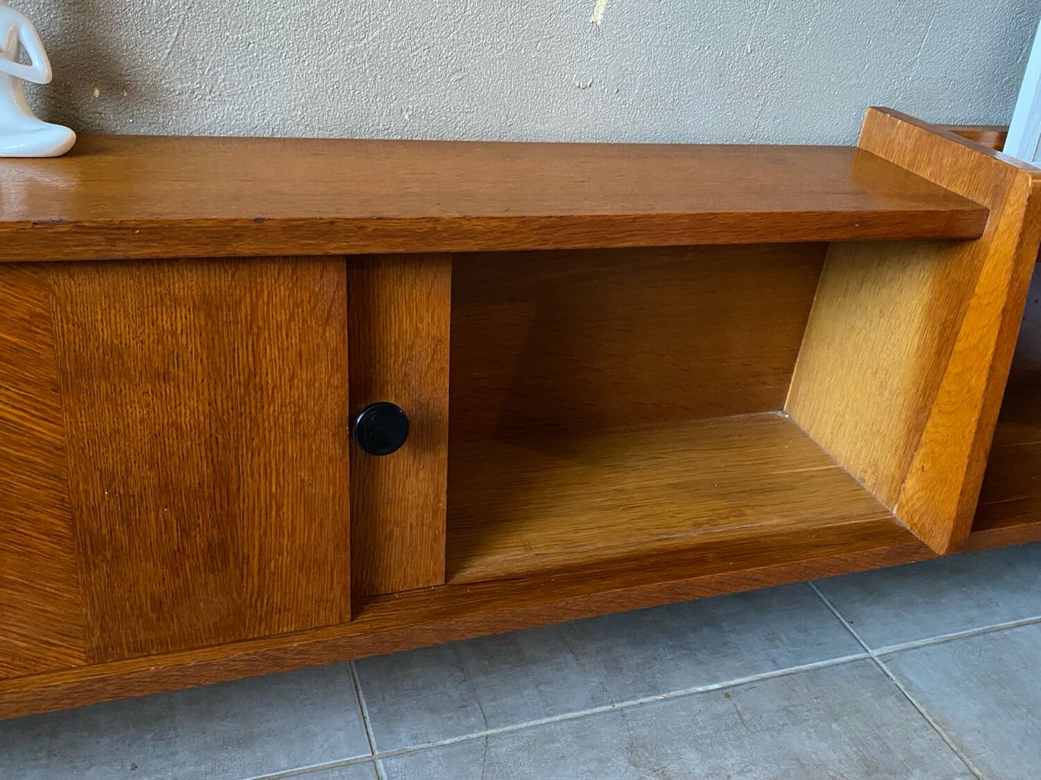 Vintage wooden sideboard from the 60s (shallow)