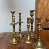 Brass candle holders