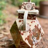 Chinese enamelled vase XIX