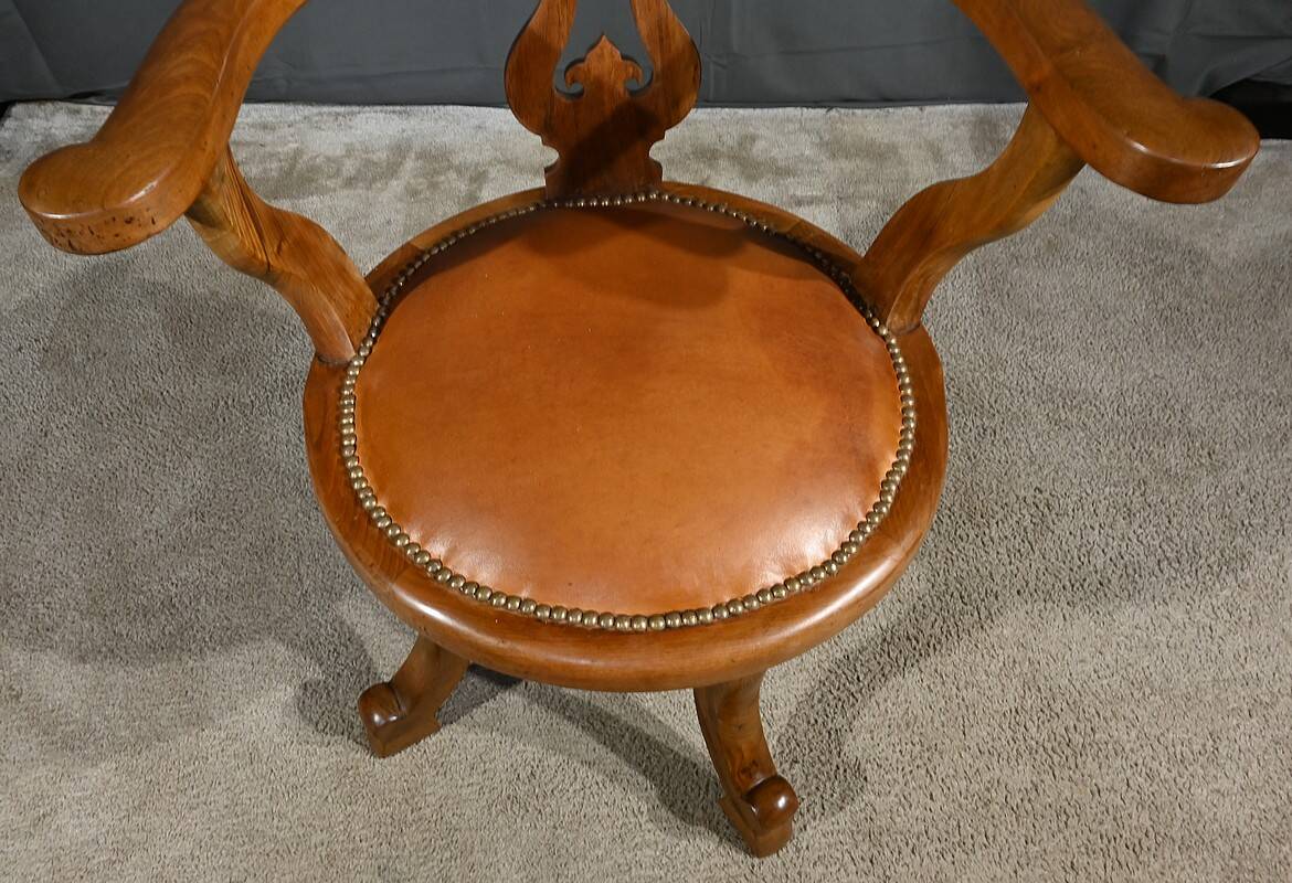Swivel Armchair, Victorian Period, England – 2nd part 19th century