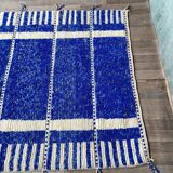 Traditional handmade Berber rug, size 100 x 200 cm