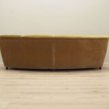 Green velour sofa, Danish design, 1960s, production: Denmark