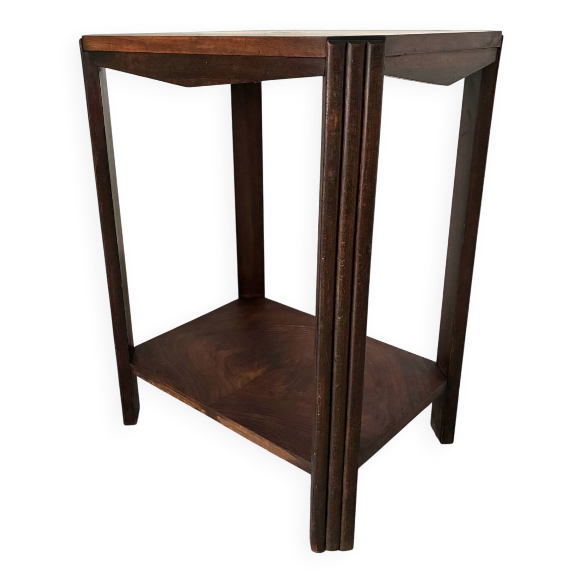 Art Deco Console 1930 walnut veneer.