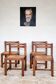 4 straw chairs.
