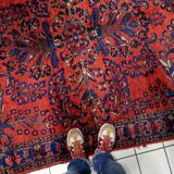 Antique Persian Lilihan handmade rug 173 x 200 cm 1920s - 1C1216