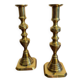 Bougeoir chandelier en laiton année 60 solid English