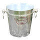 Cinzano Champagne Cooler Ice Bucket – Vintage Aluminium Advertising Wi