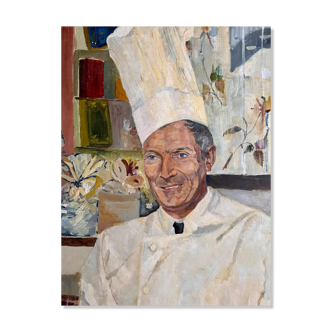 Portrait d’un chef cuisinier