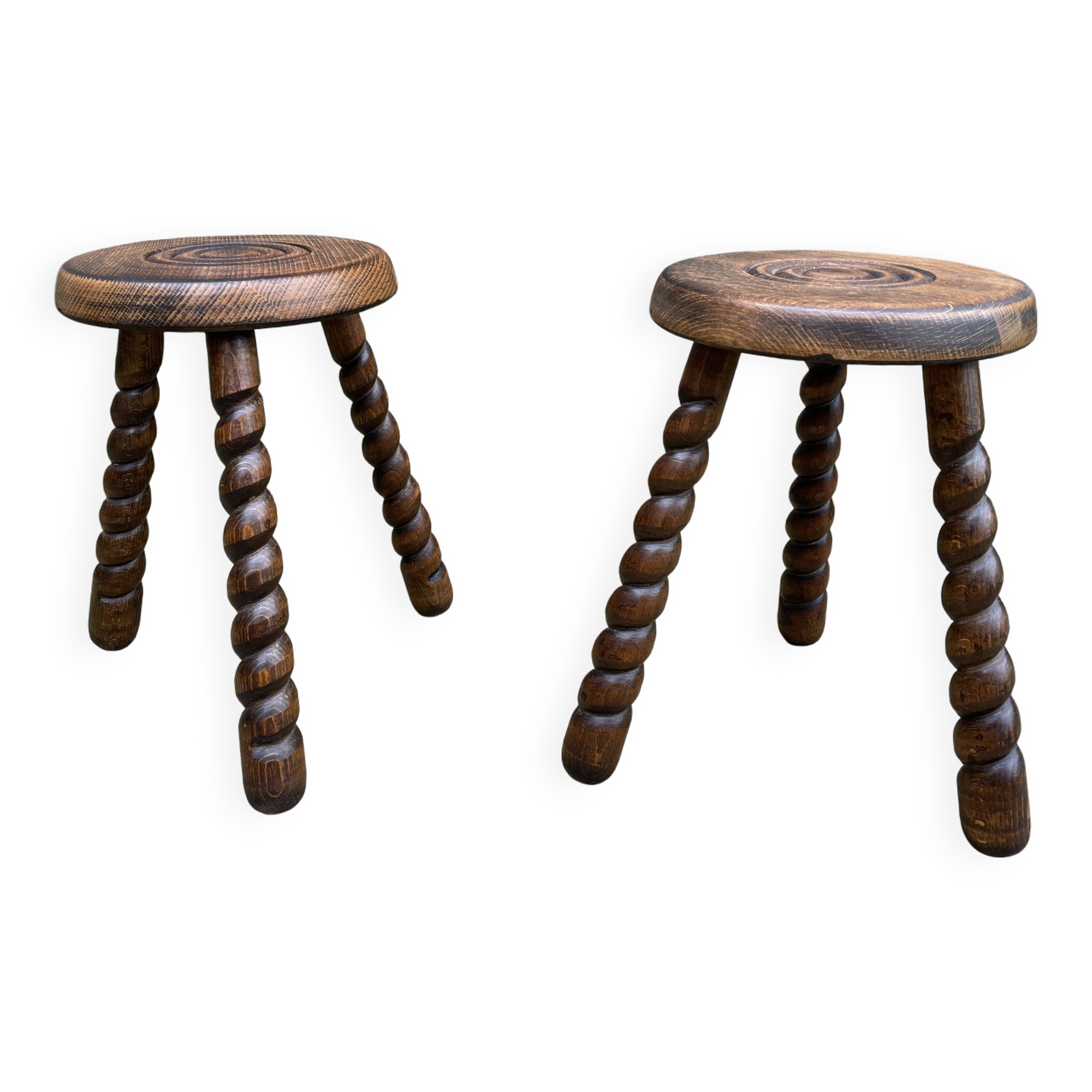 Pair of milking stools 1920