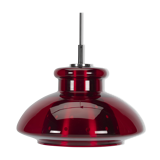 Red Glass Doria Lights Pendant Lamp