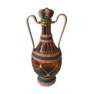 Carafe scoubidou vintage