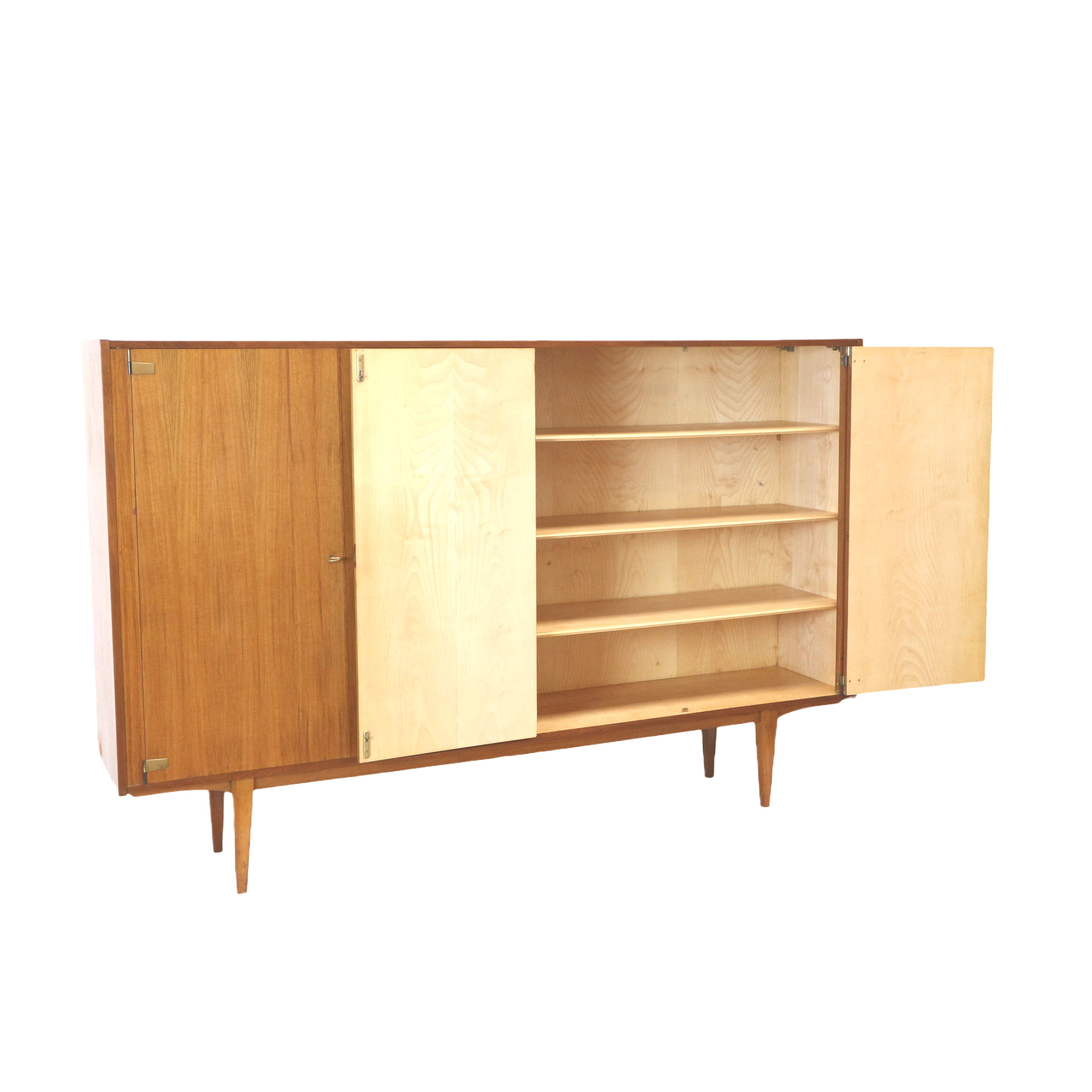 Large vintage rosewood sideboard / highboard made in the 60s