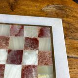 Marble and onyx chess set