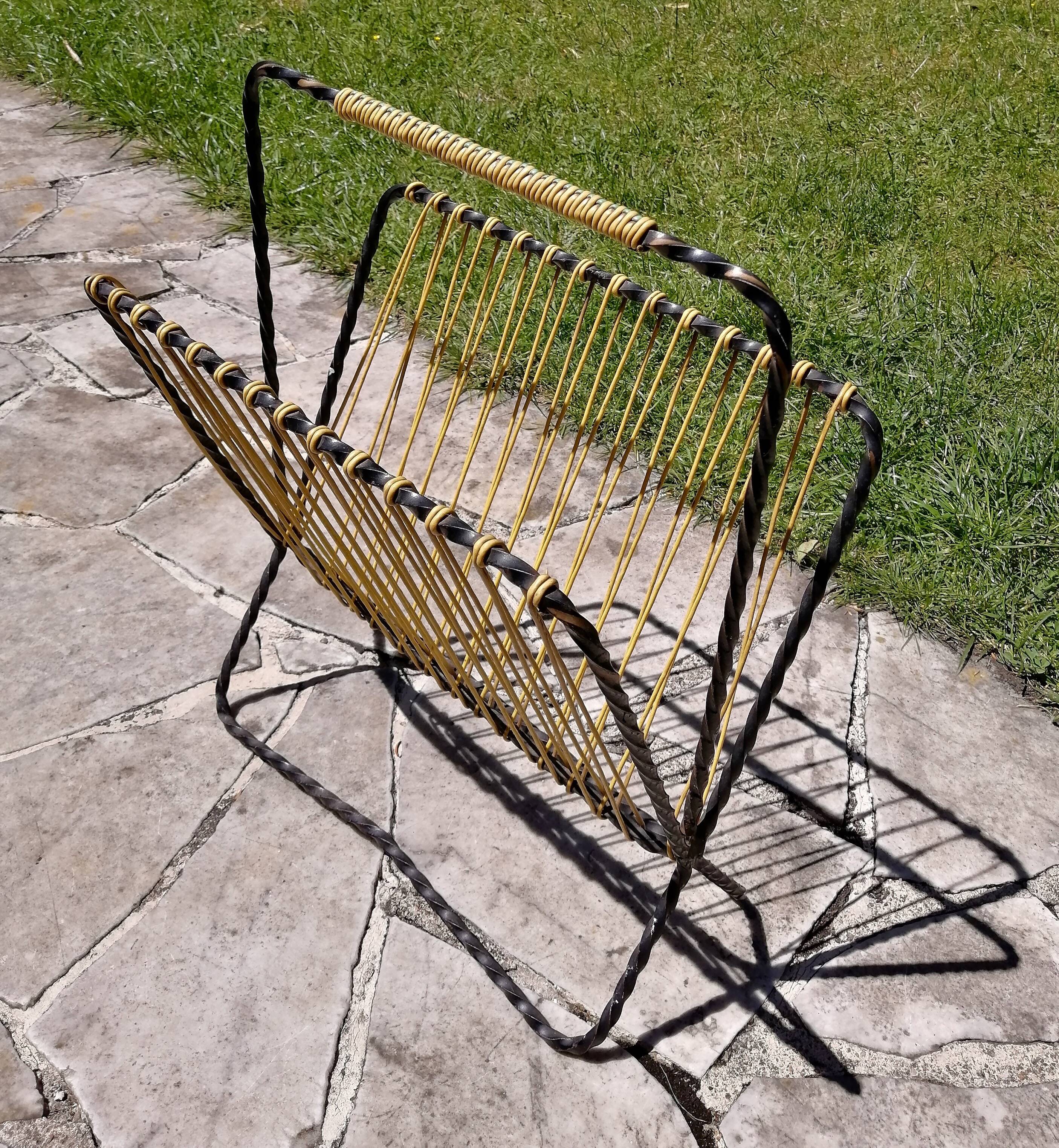 Porte revues scoubidou 60s/70s