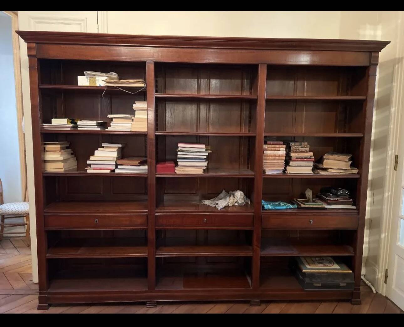Mahogany library
