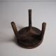 Wa-Hehe tribal carved tripod stool, Tanzania 1950s