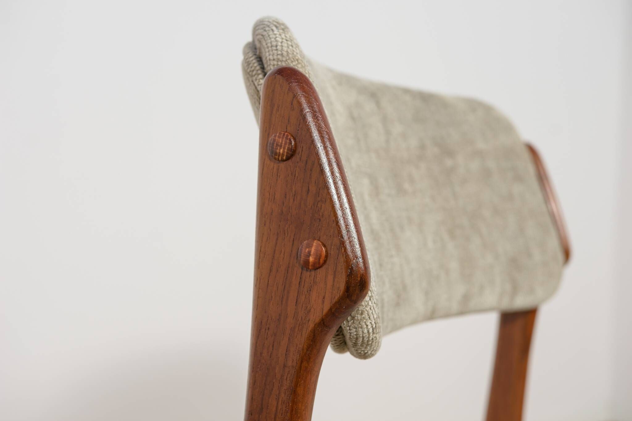Mid-Century Model 49 Dining Chairs in Teak by Erik Buch for Odense Machine Gunning, 1960s, Set of 8