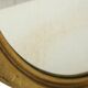 Pair of Oval Gold-Leaf Mirrors, France, 20th Century