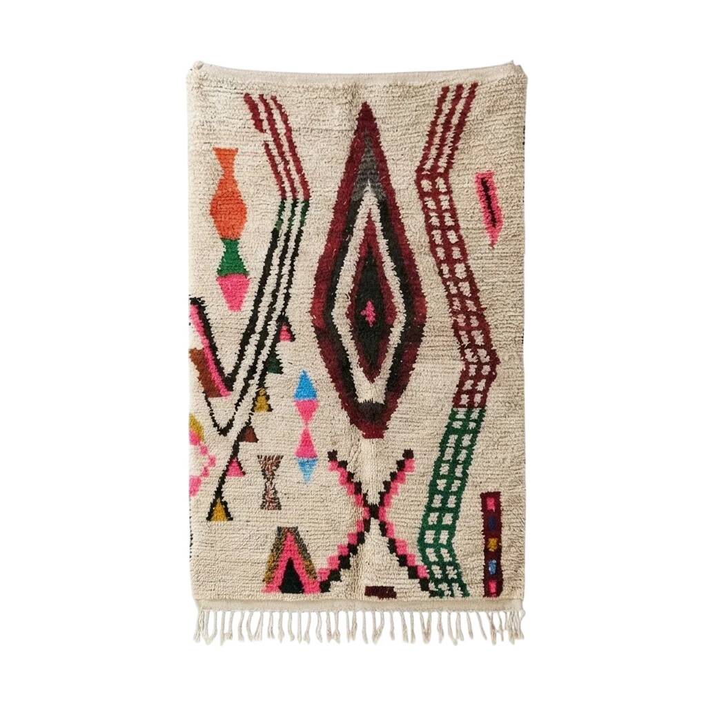 Colourful Azilal Moroccan rug 180x280 cm