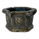 Gothic style bronze ashtray in the shape of a well with heraldic motifs by Max Le Verrier