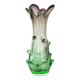 Green vase, Murano glass, 1960s, made in Italy